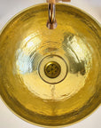 Hammered Brass Round Sink