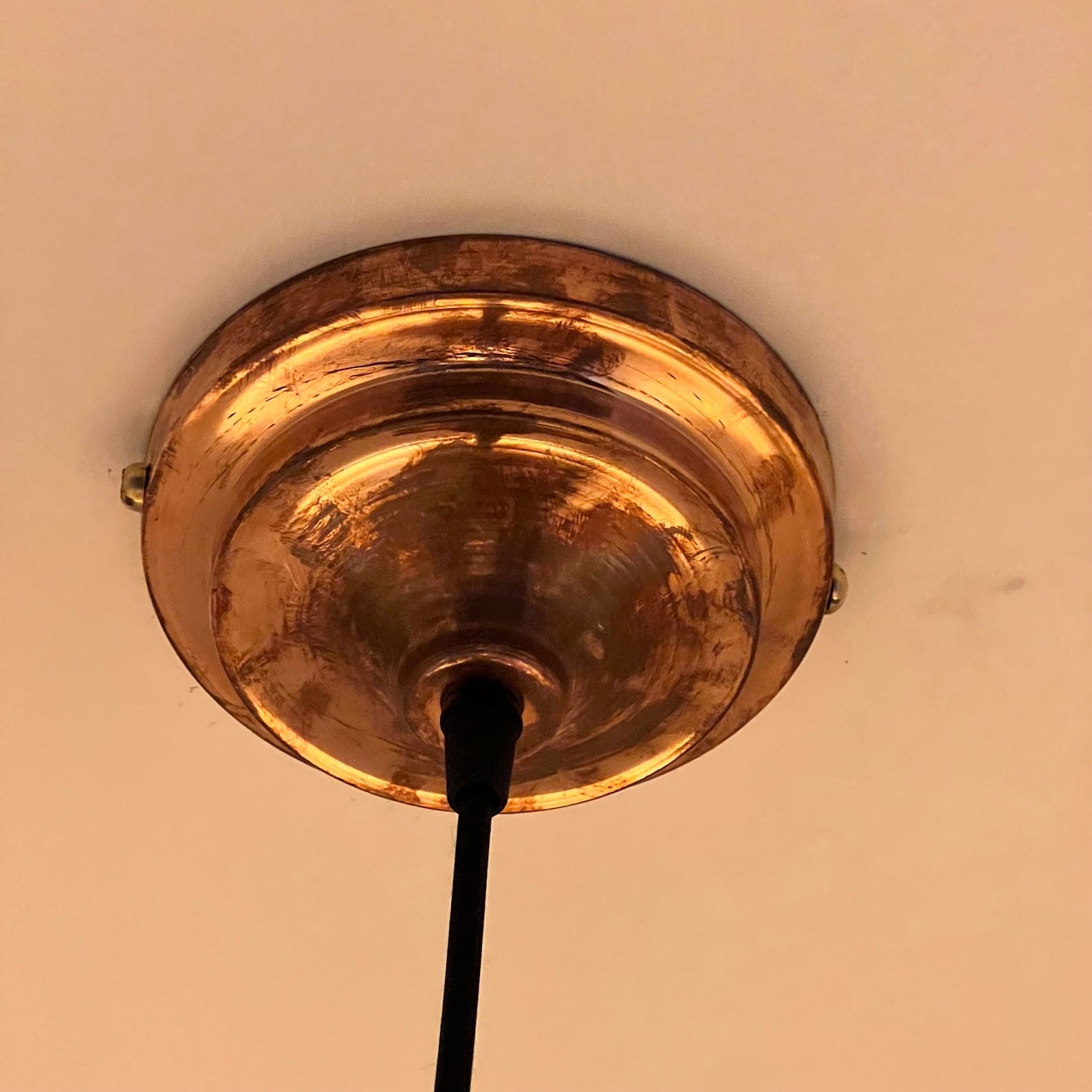 Hammered Solid Copper Pendant Light