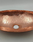 Hammered Copper Sink Bowl - Brasspure