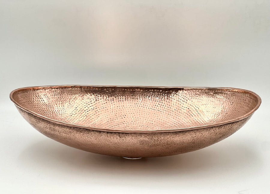 Hammered Copper Sink Bowl - Brasspure