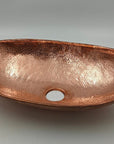 Hammered Copper Sink Bowl - Brasspure