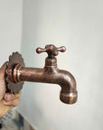 Handmade Brass Water - Tap - Copper finish - Brasspure