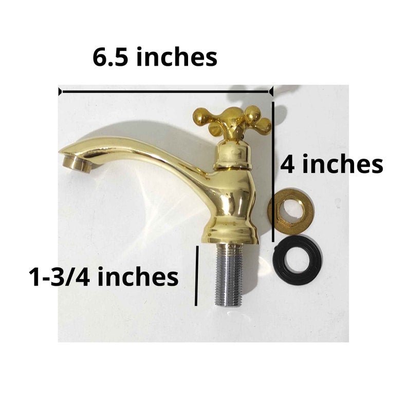 Handmade Single Hole Bathroom Faucet – Brasspure