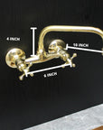 Curved Wall Mount Faucet