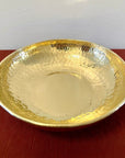 Unlacquered Brass Pedestal Bowl