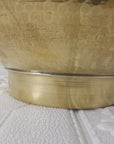 Unlacquered Brass Round Vessel Sink