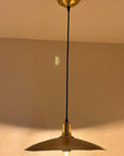 Unlacquered Brass Ceiling Pendant Light