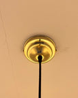 Unlacquered Brass Ceiling Pendant Light