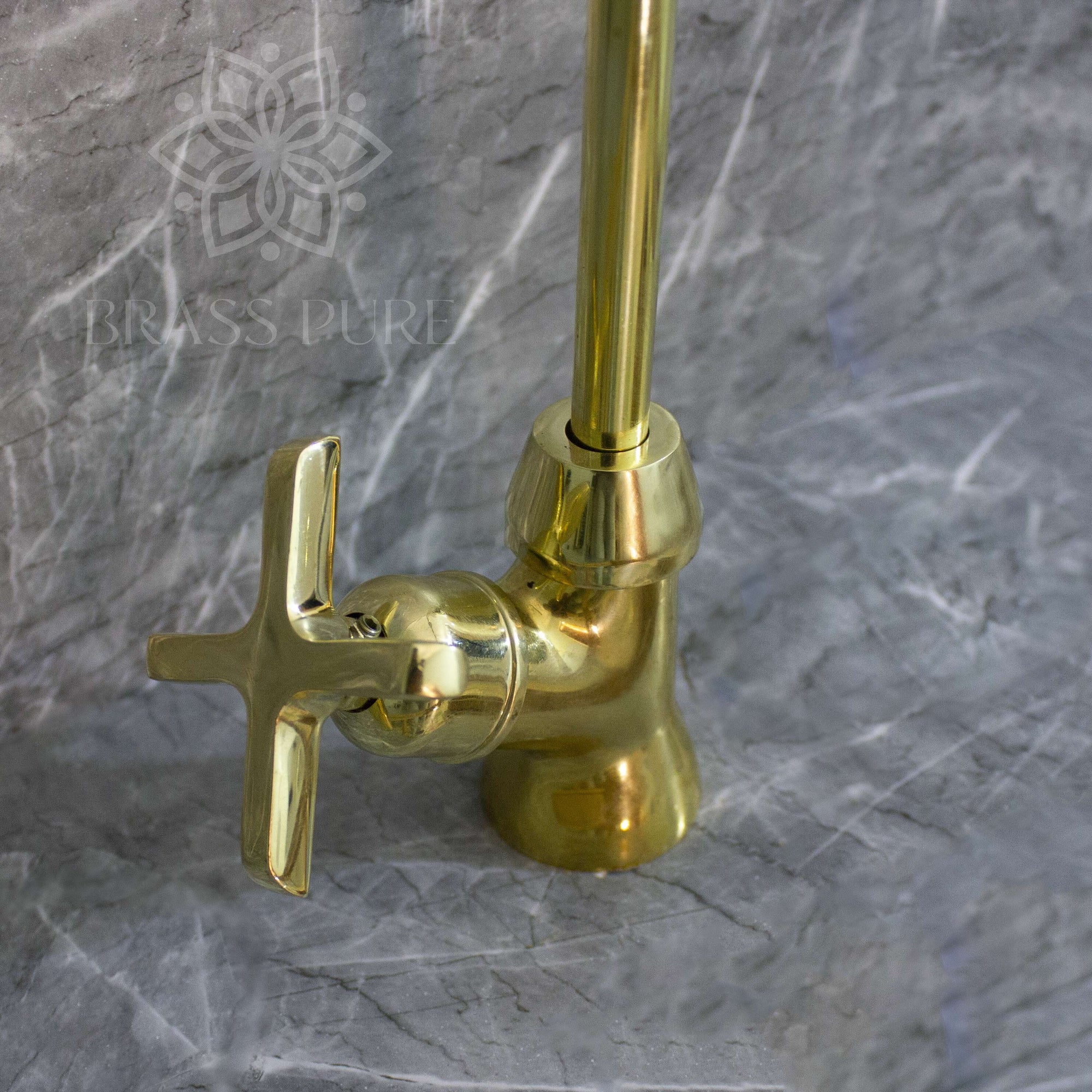 Unlacquered Brass Cold Water