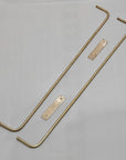 Unlacquered Brass Towel Rack