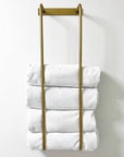 Unlacquered Brass Towel Rack