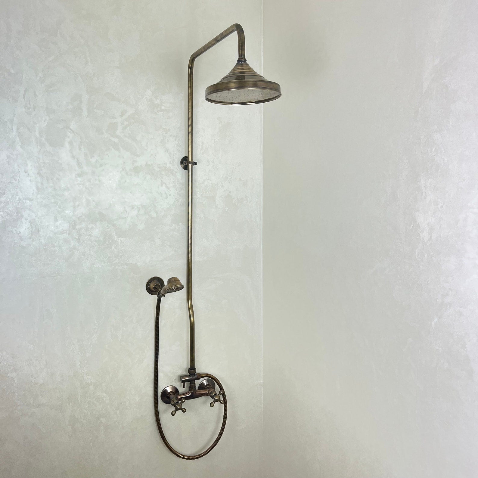 Oil Rubbed Shower System - Brasspure