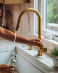 Pull Down Kitchen Faucet - Brasspure