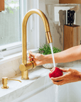 Pull Down Kitchen Faucet - Brasspure