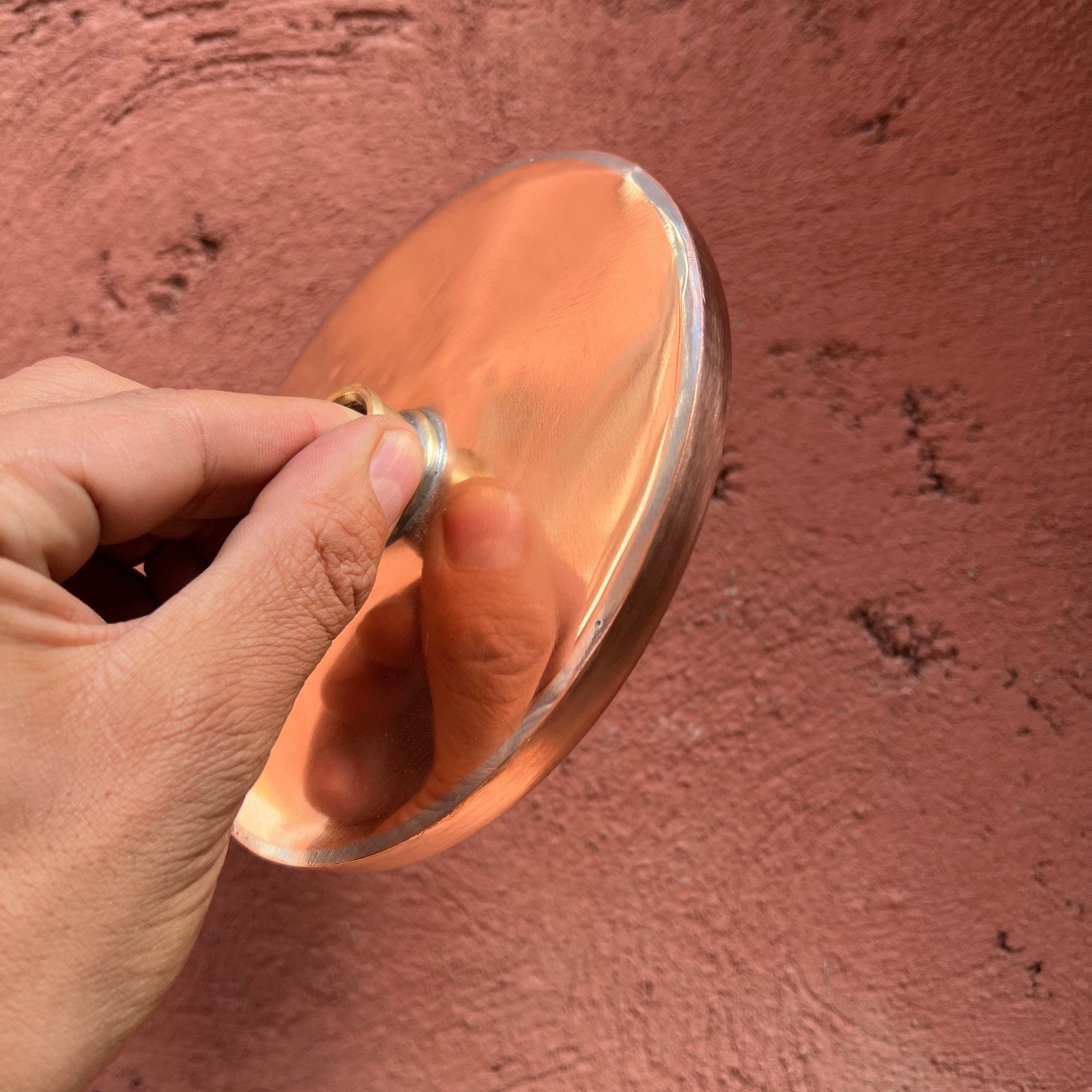 Raw Copper Shower Head, Antique Copper shower head - Brasspure