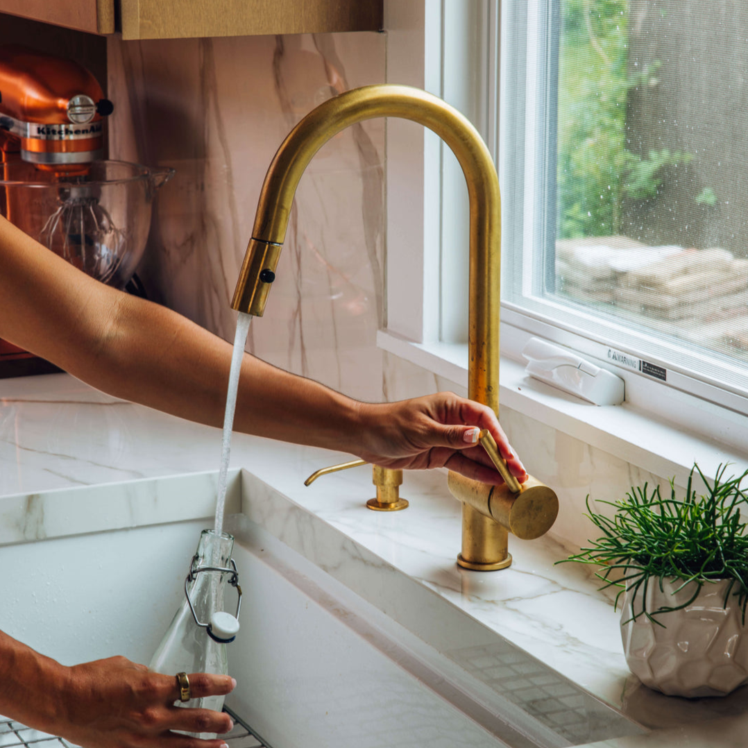 Pull Down Kitchen Faucet