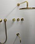 Solid Brass Exposed Shower Set - Brasspure