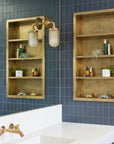 solid 4 tiers bathroom shower niche
