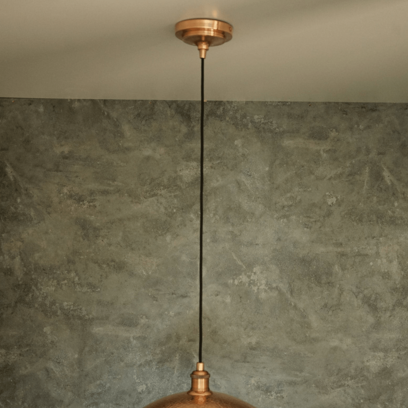 Solid Copper Pendant Light - Hammered Copper Pendant ligh - Brasspure