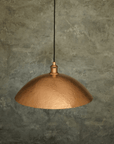 Solid Copper Pendant Light - Hammered Copper Pendant ligh - Brasspure