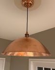 Solid Copper Pendant Light - Hammered Copper Pendant ligh - Brasspure