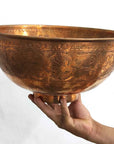 Solid Engraved Copper Vessel Sink - Brasspure