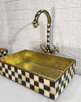 Square Vessel Sink - Brasspure