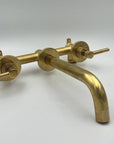 Unlacquered Brass Bathroom Faucet - Brasspure