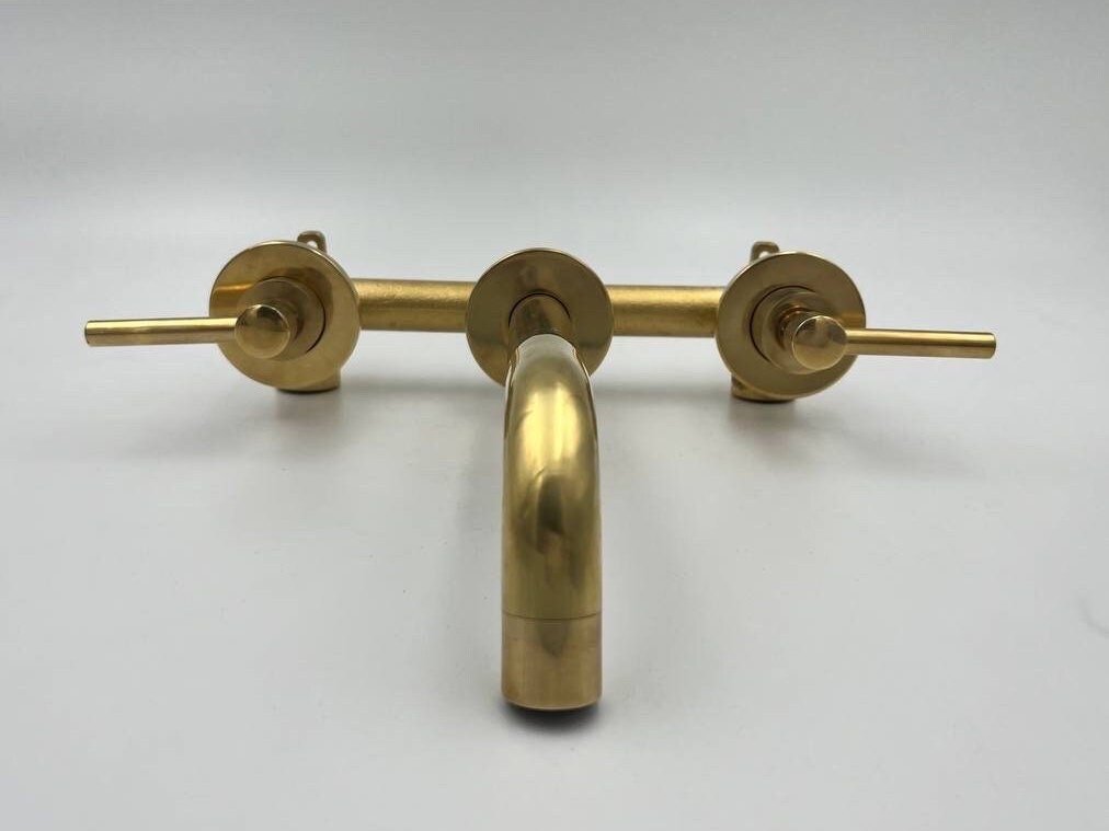 Unlacquered Brass Bathroom Faucet - Brasspure