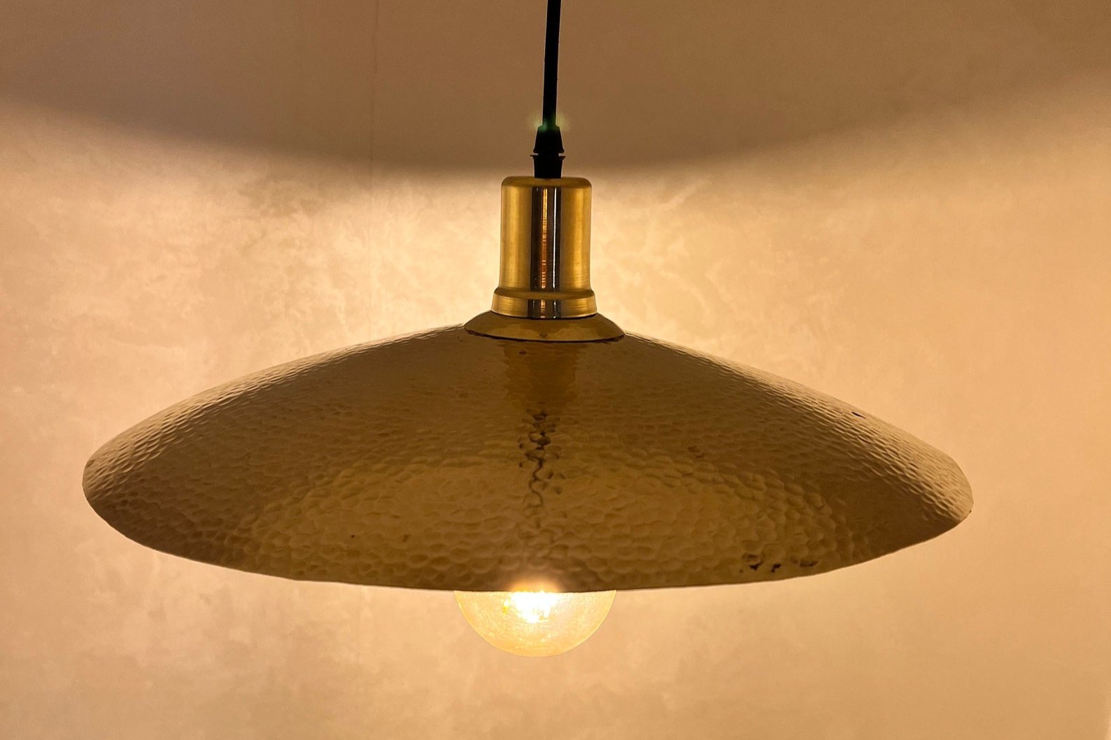 Unlacquered Brass Ceiling Pendant Light - Brasspure