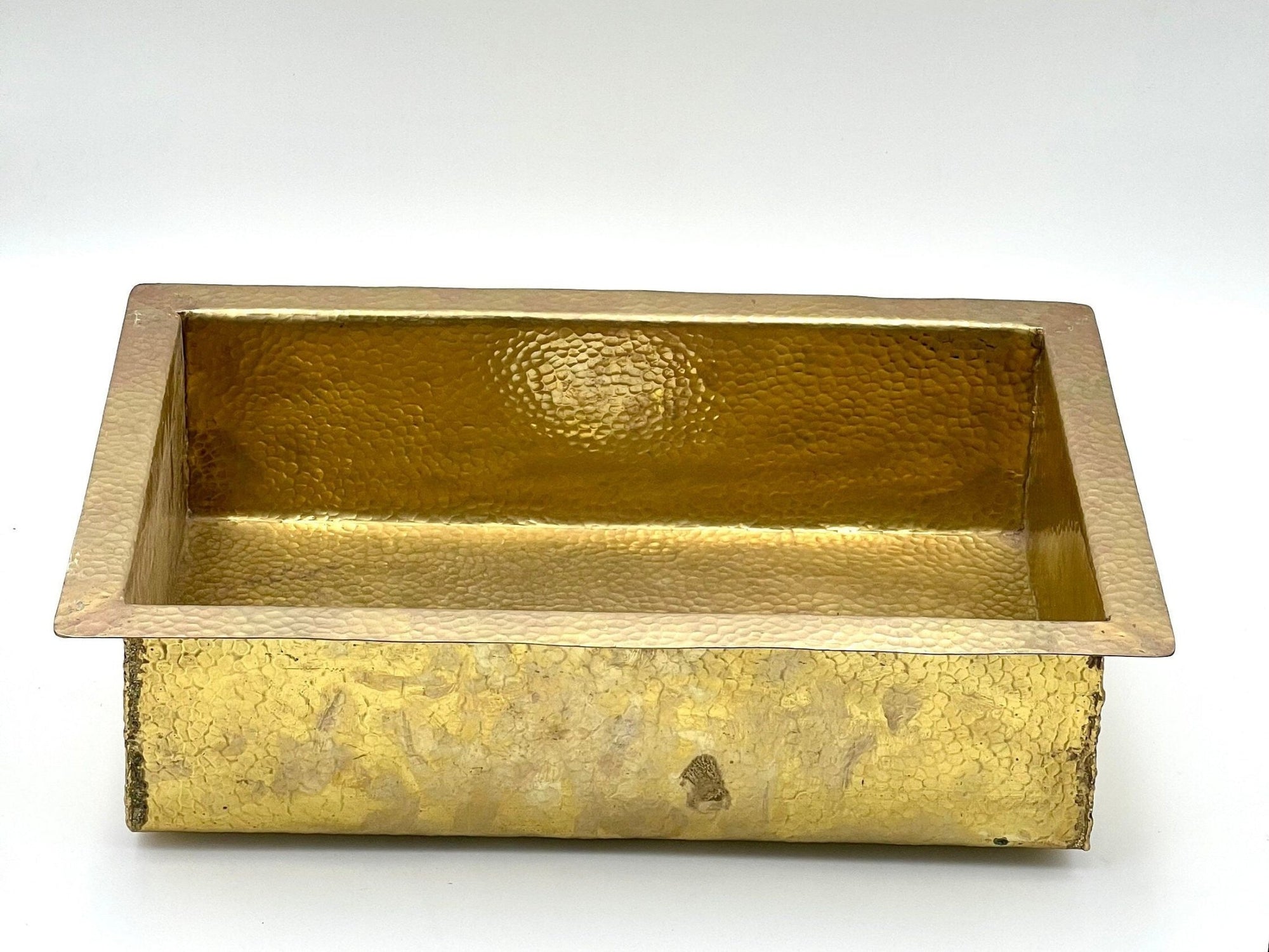 Unlacquered Brass Kitchen Sink - Brasspure