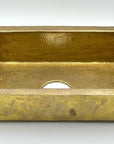 Unlacquered Brass Kitchen Sink - Brasspure