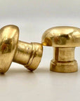 Unlacquered Brass Knobs - Brasspure