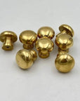 Unlacquered Brass Knobs - Brasspure