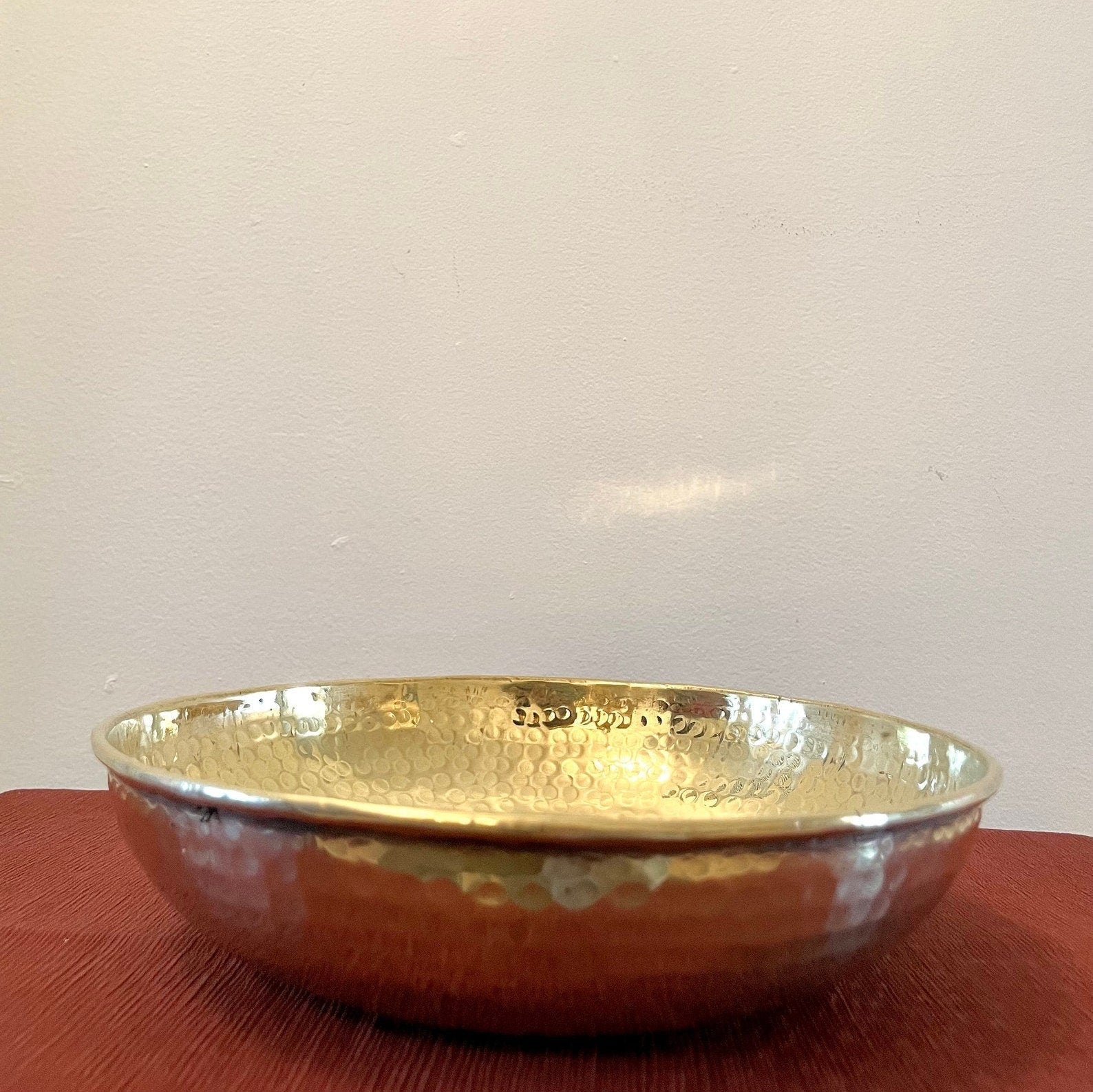 Unlacquered Brass Pedestal Bowl - Brasspure