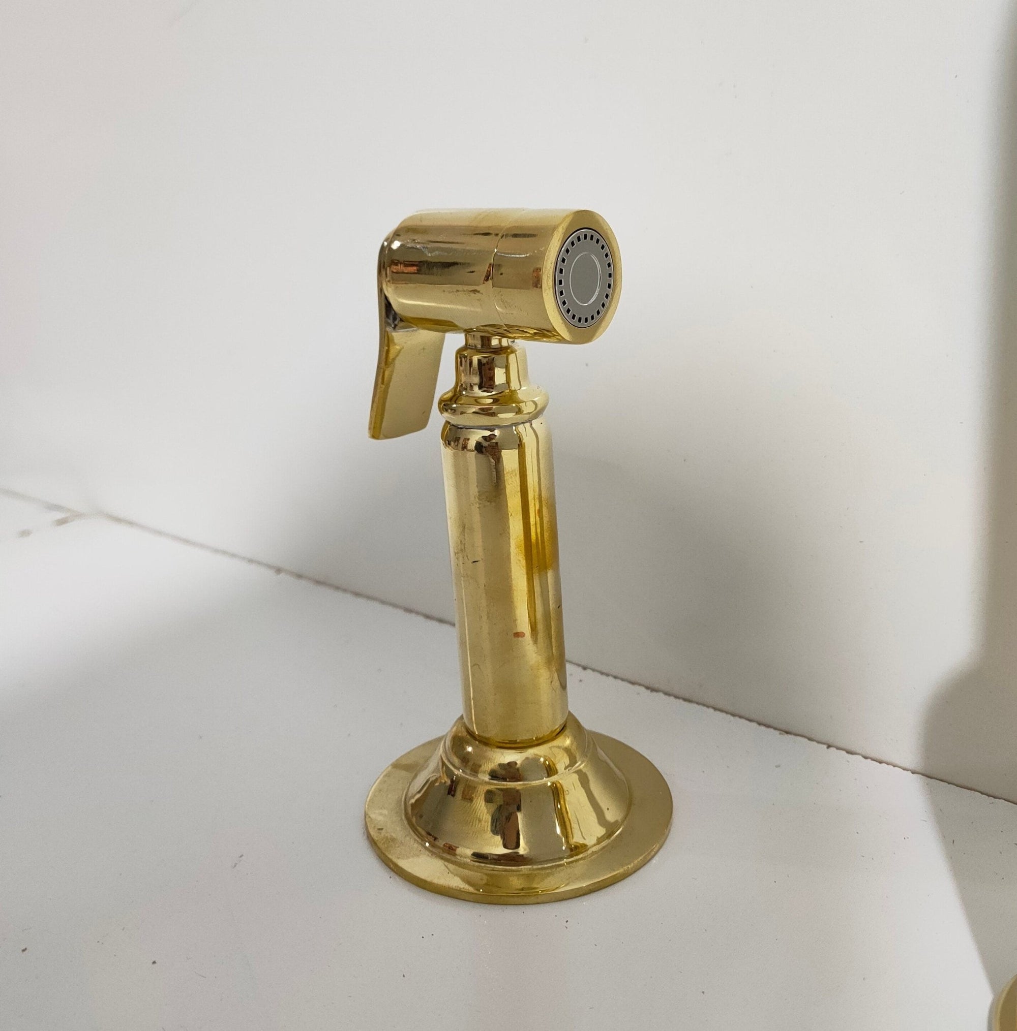 Unlacquered Brass Single Hole Kitchen Faucet - Brasspure