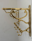 Unlacquered Brass Towel Rack - Brasspure