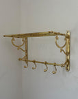 Unlacquered Brass Towel Rack - Brasspure