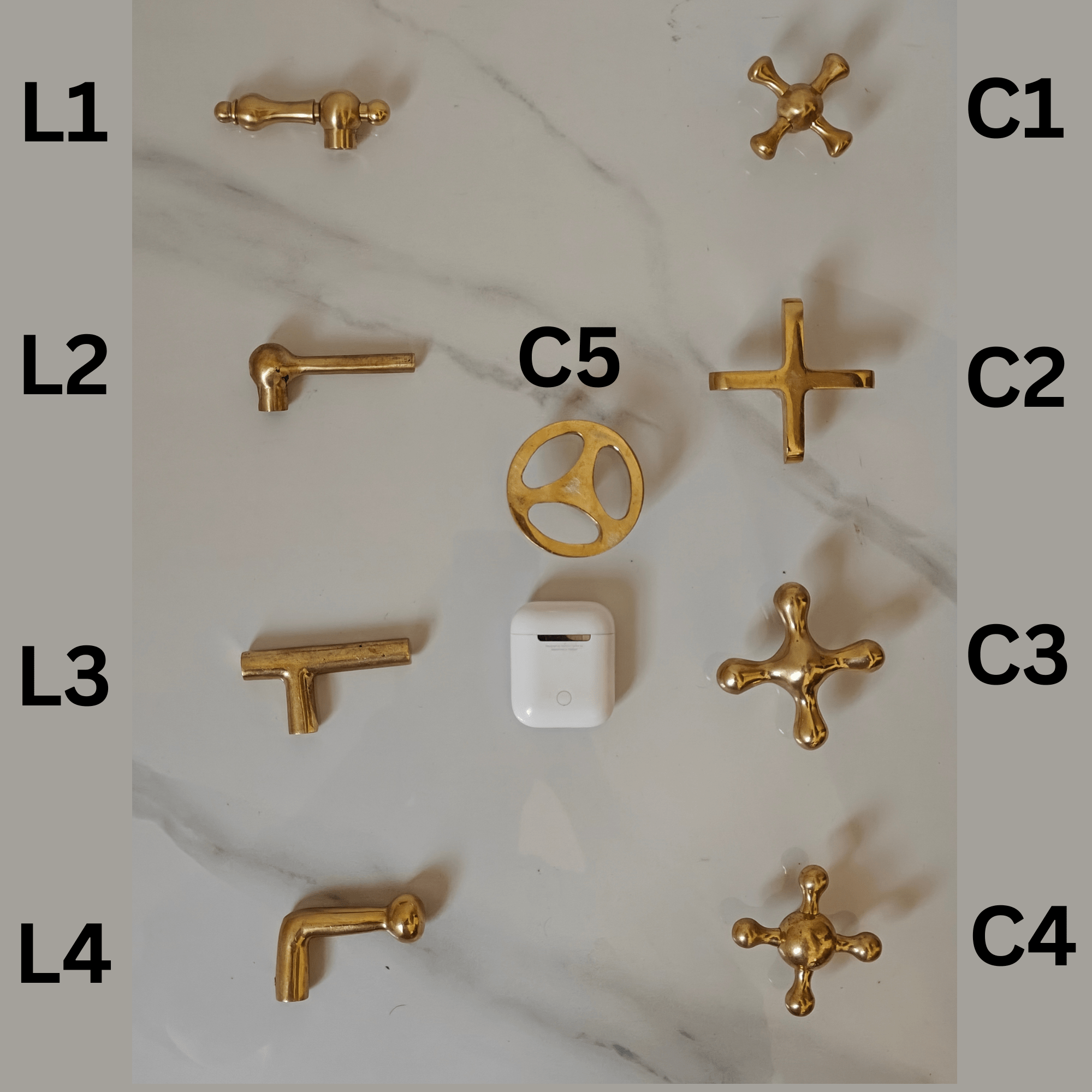 Unlacquered Brass Vanity Faucet - Brasspure