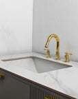 Unlacquered Brass Vanity Faucet - Brasspure