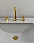 Unlacquered Brass Vanity Faucet - Brasspure