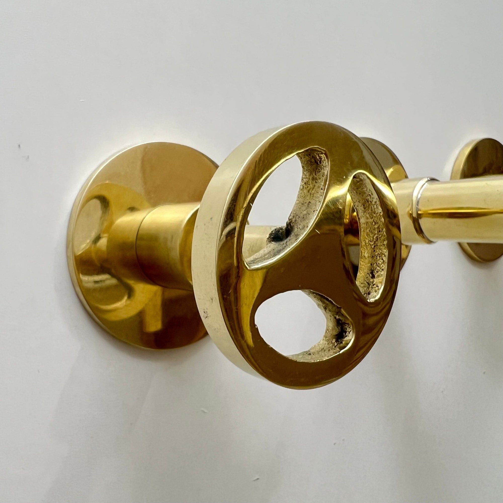 Unlacquered Brass Wall Mount Faucet - Brasspure