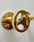 Unlacquered Brass Wall Mount Faucet - Brasspure