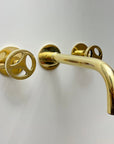 Unlacquered Brass Wall Mount Faucet - Brasspure