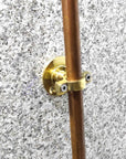 Unlacquered Solid Copper Shower - Brasspure