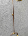 Unlacquered Solid Copper Shower - Brasspure